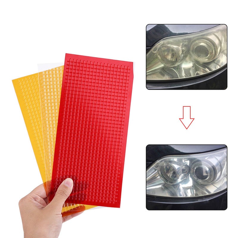 Keenso Tail Light Tape, MultiPack Tail Light Repair Tape Auto Lens Repair Kit Film Headlight Taillight Repair Tools - Image 3
